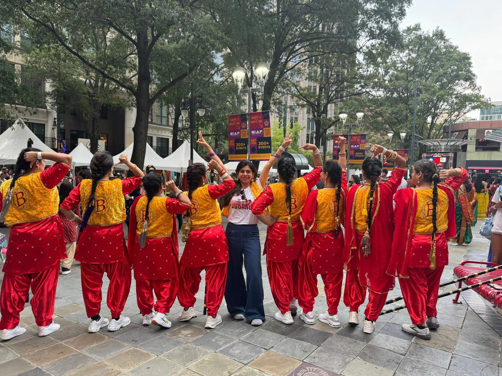 Bhangra Dancers in Action
